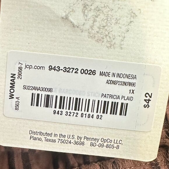 NEW! a.n.a a new approach Peplum Blouse Plus‎ 1X Square neck $42 Puffy sleeves - Picture 6 of 13